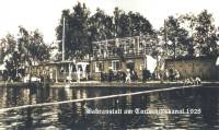 Genthin Badeanstalt am Torfschiffskanal 1928