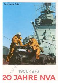 Ansichtskarte 20 Jahre NVA Marine